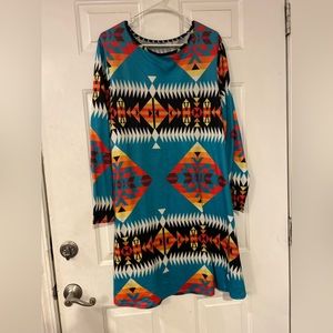 Aztec patter dress